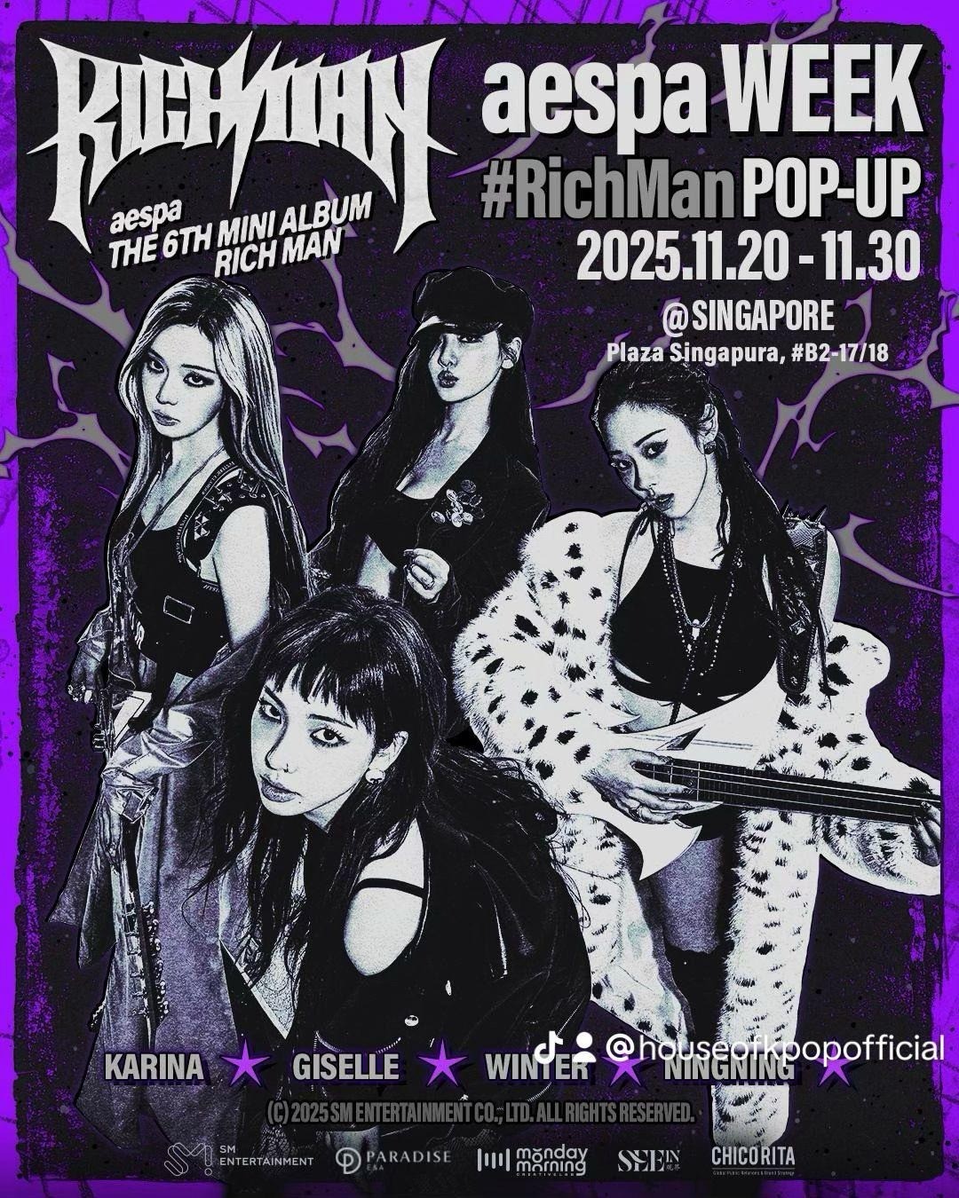 Capitaland-AESPA-WEEK-RICHMAN-POP-UP 21-30 November 2025: Capitaland AESPA WEEK #RICHMAN POP-UP: Immersive Music & Merchandise Experience Promotion