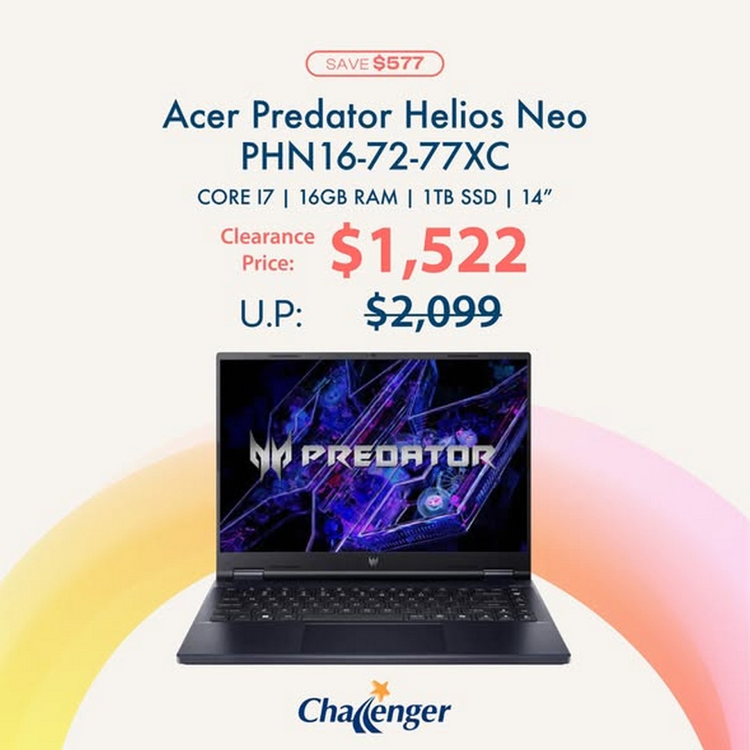 Challenger-Singapore-Biggest-Demo-Clearance-Super-Sale-2 Now till 31 December 2025: Challenger Singapore: Biggest Demo Clearance Super Sale – Up to $1,550 OFF Selected Laptops