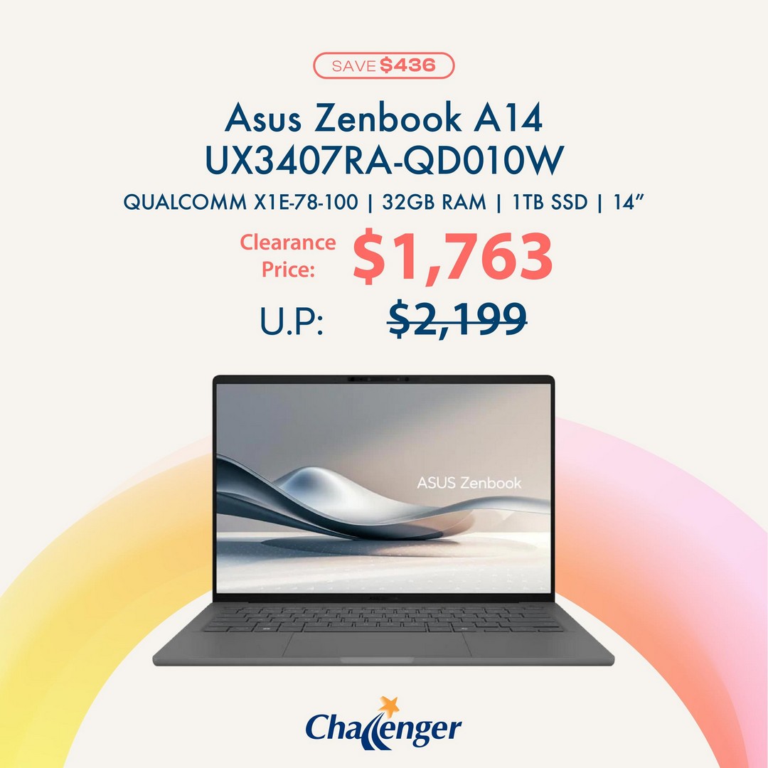 Challenger-Singapore-Biggest-Demo-Clearance-Super-Sale-4 Now till 31 December 2025: Challenger Singapore: Biggest Demo Clearance Super Sale – Up to $1,550 OFF Selected Laptops