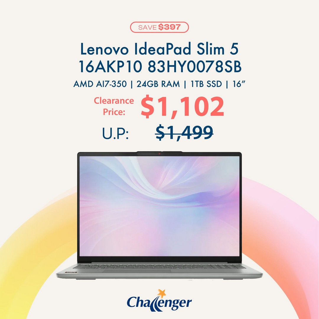 Challenger-Singapore-Biggest-Demo-Clearance-Super-Sale-5 Now till 31 December 2025: Challenger Singapore: Biggest Demo Clearance Super Sale – Up to $1,550 OFF Selected Laptops