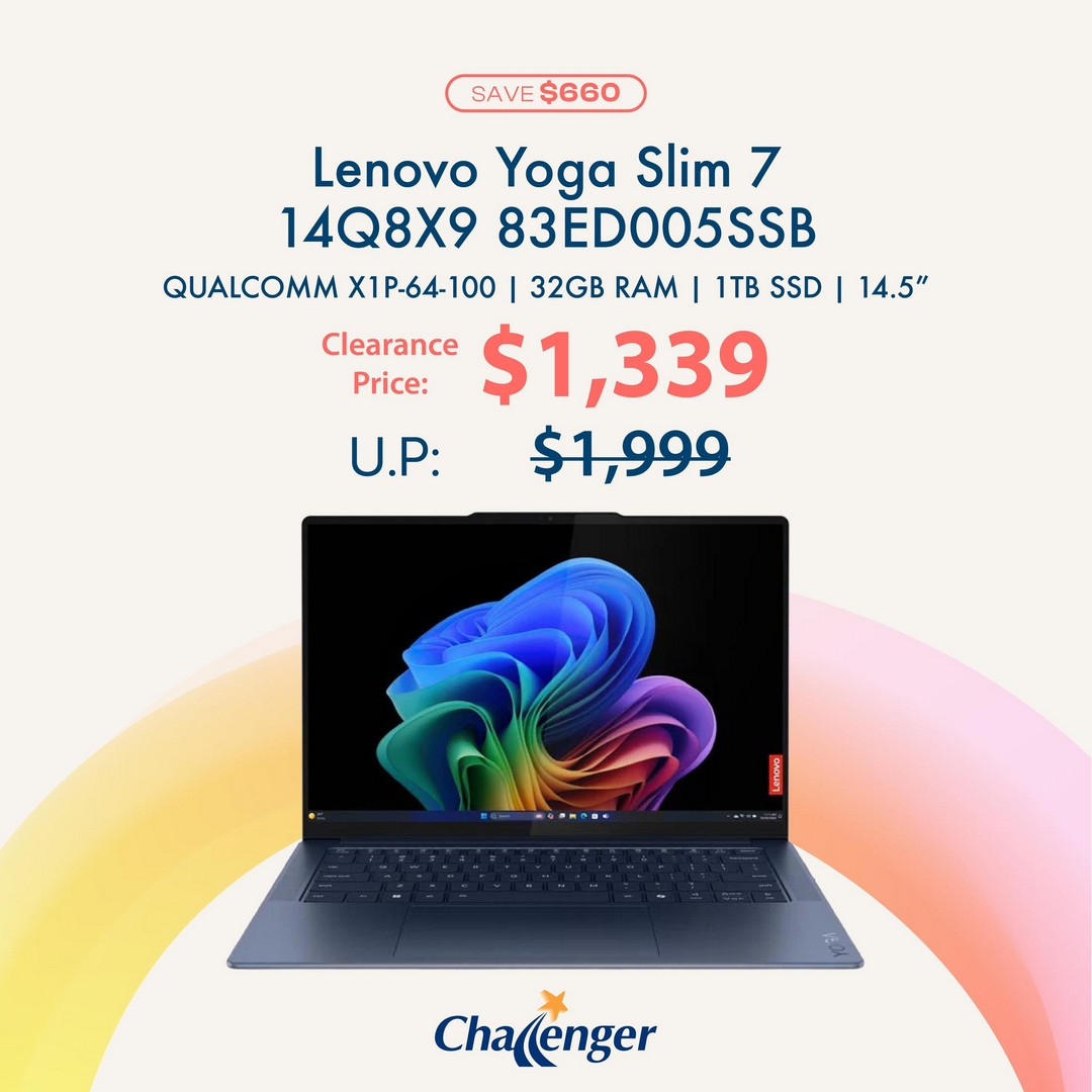 Challenger-Singapore-Biggest-Demo-Clearance-Super-Sale-6 Now till 31 December 2025: Challenger Singapore: Biggest Demo Clearance Super Sale – Up to $1,550 OFF Selected Laptops