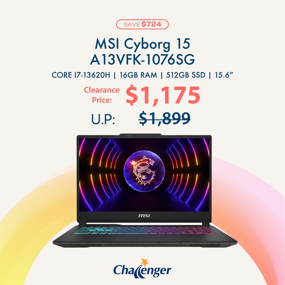 Challenger-Singapore-Biggest-Demo-Clearance-Super-Sale-7 Now till 31 December 2025: Challenger Singapore: Biggest Demo Clearance Super Sale – Up to $1,550 OFF Selected Laptops