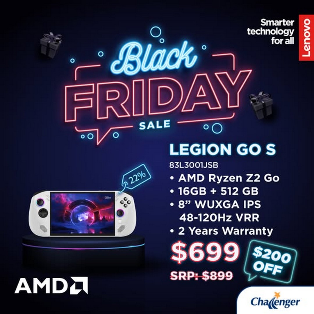 Challenger-Singapore-Black-Friday-Cyber-Monday-Tech-Deals-1 26 November 2025 onwards: Challenger Singapore: Black Friday & Cyber Monday Tech Deals: Sale on Lenovo Laptops with Free Gifts
