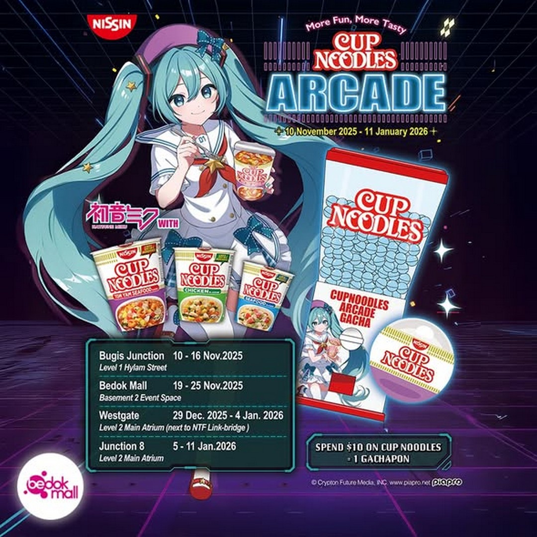 Cup-Noodles-x-Hatsune-Miku-Pop-Up-1 10 November 2025-11 January 2026: Cup Noodles x Hatsune Miku Pop-Up: Limited-Edition Arcade Experience and Giveaway