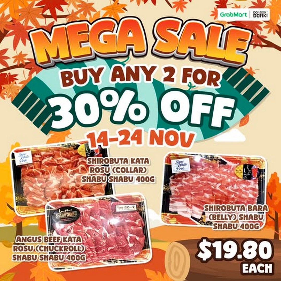 DON-DON-DONKI-Singapore-Shabu-Shabu-Meat-Mega-Sale 14-24 November 2025: DON DON DONKI Singapore: Shabu Shabu Meat Mega Sale: Promotion for Hotpot Lovers