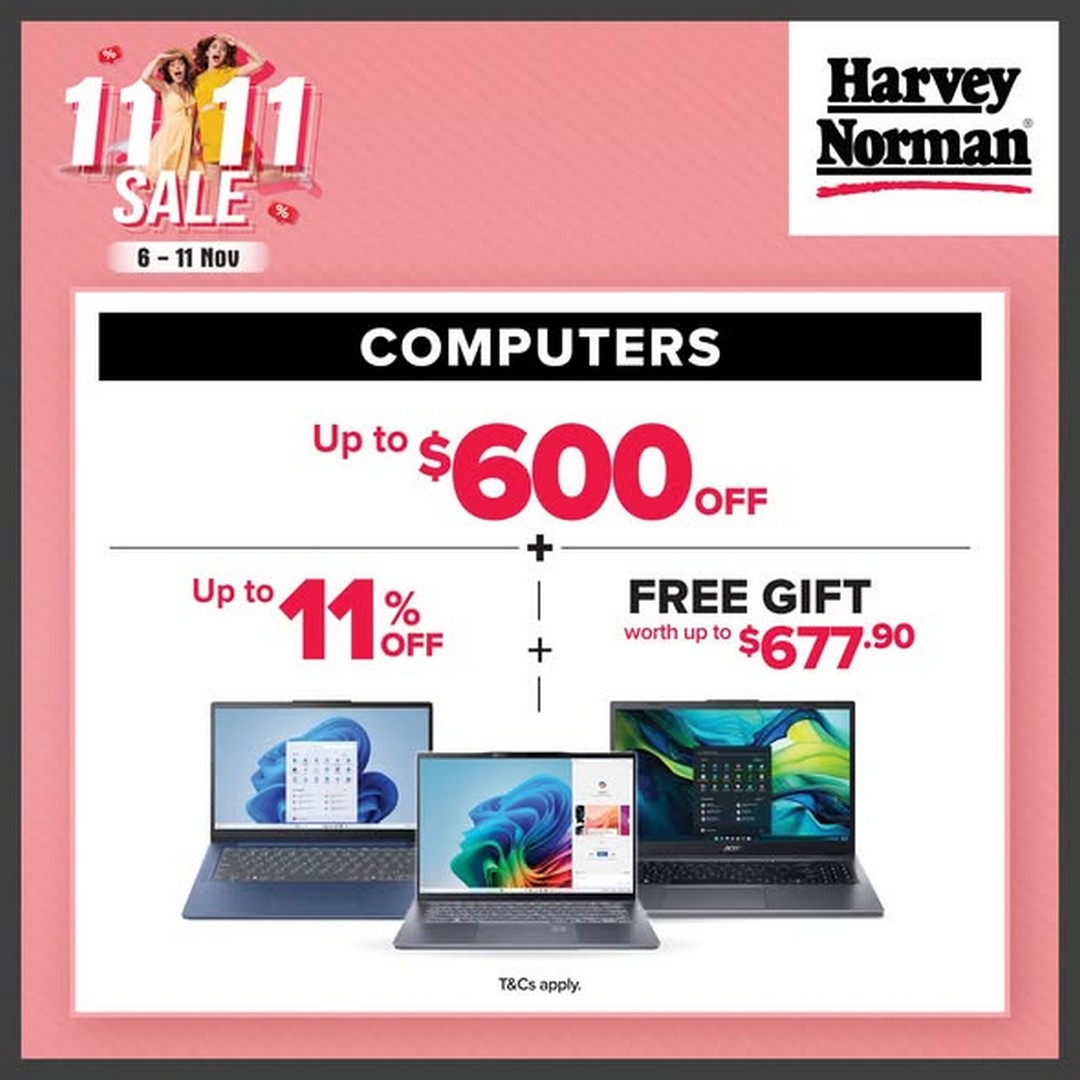 Harvey-Norman-Singapore-11.11-Mega-Sale-2 6-11 November 2025: Harvey Norman Singapore: 11.11 Mega Sale: Discounts, Bundles & Special Deals
