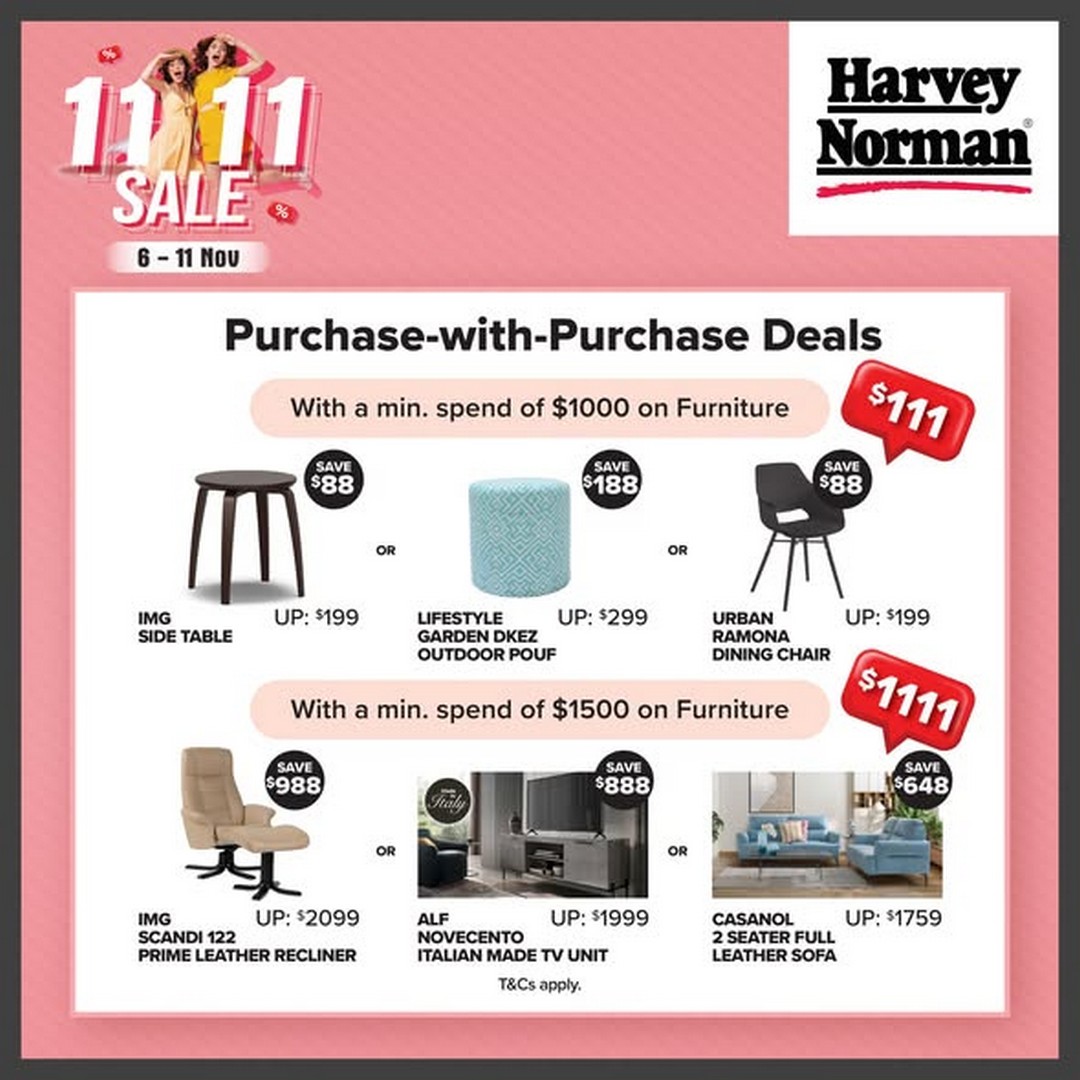 Harvey-Norman-Singapore-11.11-Mega-Sale-4 6-11 November 2025: Harvey Norman Singapore: 11.11 Mega Sale: Discounts, Bundles & Special Deals