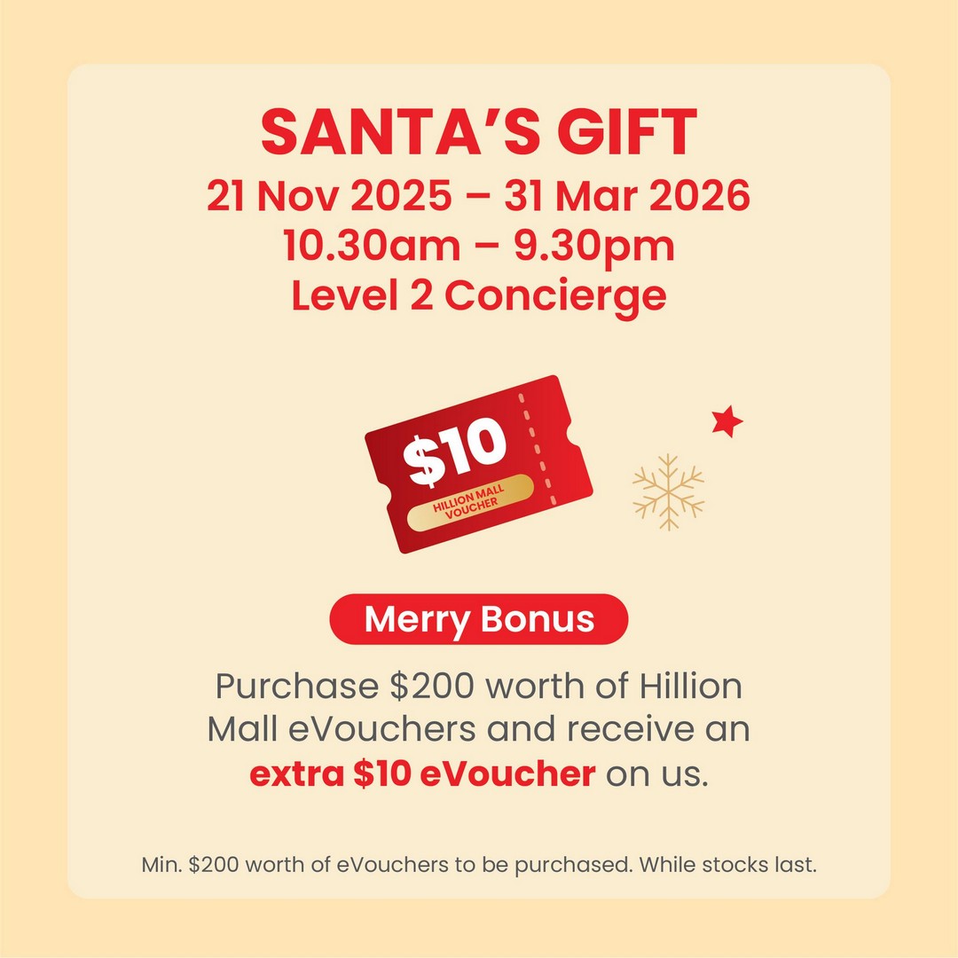 Hillion-Mall-Christmas-Celebration-4 21 November–28 December 2025: Hillion Mall Christmas Celebration: Festive Shopping Promotion and Holiday Activities for Families and Bargain Hunters