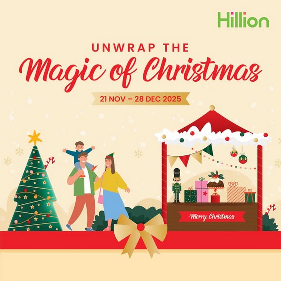 Hillion-Mall-Christmas-Celebration 21 November–28 December 2025: Hillion Mall Christmas Celebration: Festive Shopping Promotion and Holiday Activities for Families and Bargain Hunters