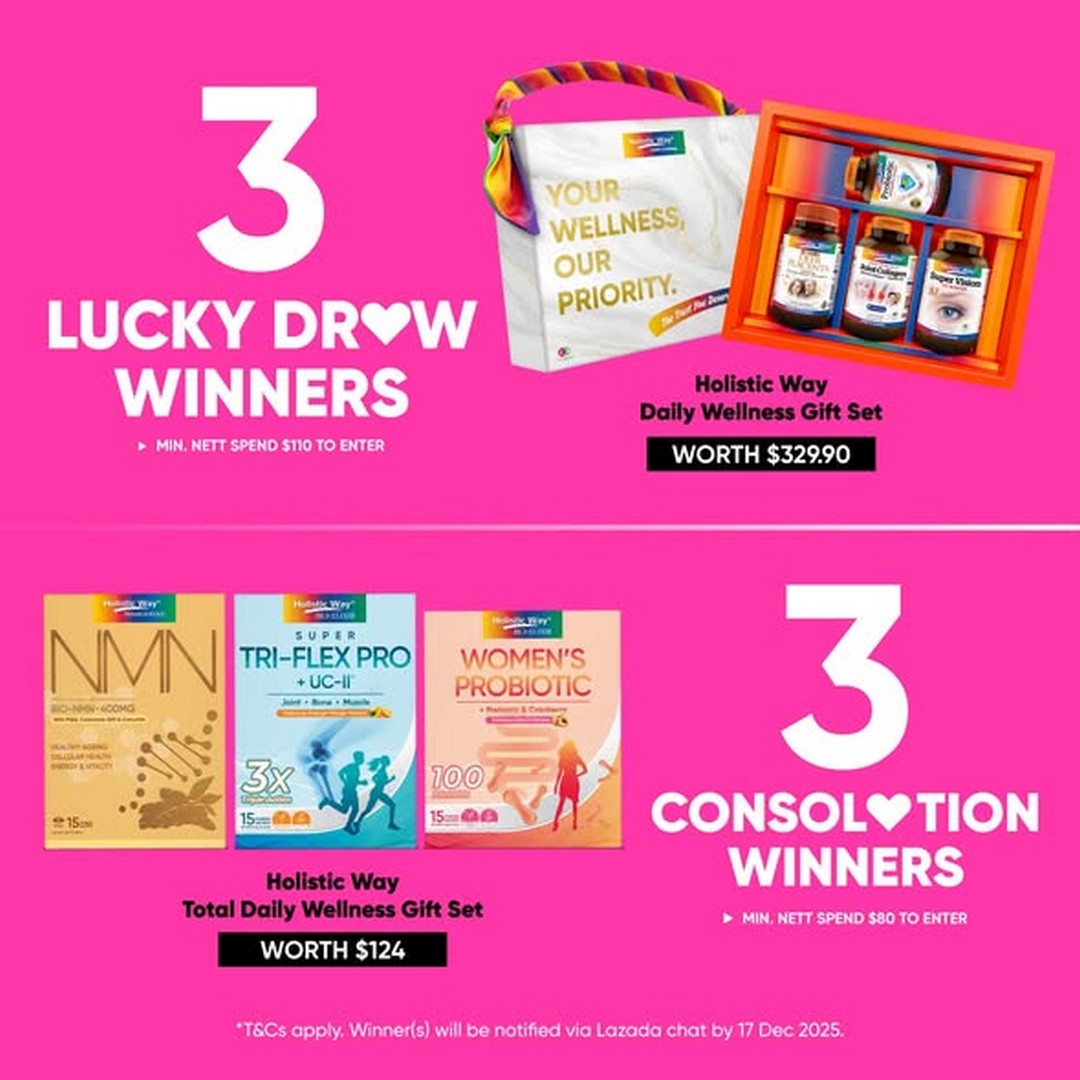 Holistic-Way-x-Lazada-11.11-Biggest-Sale-2 10-13 November 2025: Holistic Way x Lazada: 11.11 Biggest Sale – Wellness & Beauty Mega Deals, Promotions & Giveaways