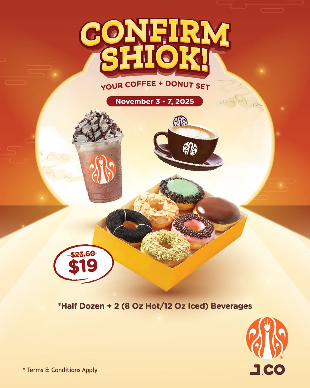 J.CO-Donuts-Coffee-Half-Dozen-Donuts-2-Beverages-Promotion 3-7 November 2025: J.CO Donuts & Coffee: Half Dozen Donuts + 2 Beverages Promotion