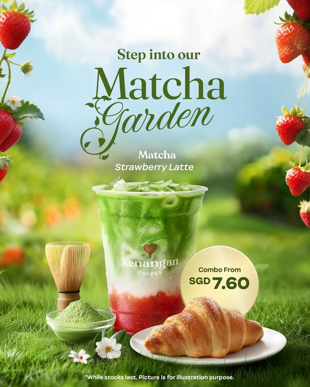 Kenangan-Coffee-Singapore-Matcha-Garden-Combo-Promotion 20 October 2025 Onward: Kenangan Coffee Singapore: Matcha Garden Combo Promotion – From $7.60