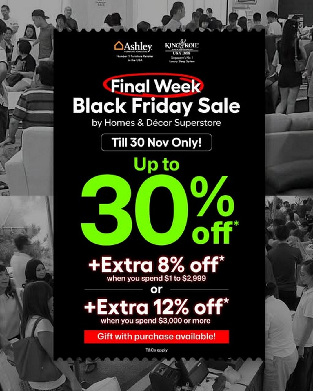 King-Koil-Singapore-Black-Friday-Sale-1 27-30 November 2025: King Koil Singapore: Black Friday Sale – Up to 30% Off Mattresses, Sofas, Furniture & More
