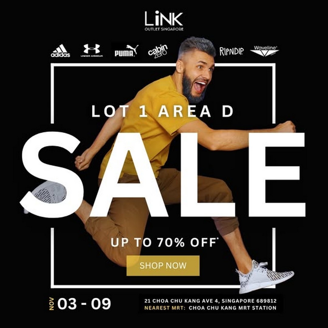 LINK-Outlet-Store-Singapore-Atrium-Sale 3-9 November 2025: LINK Outlet Store Singapore: Atrium Sale – Big Brands, Bigger Savings