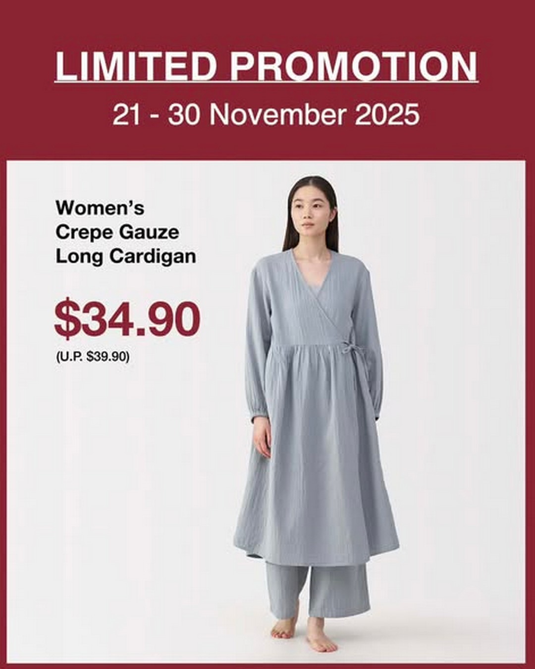 MUJI-Singapore-November-Limited-Promotions-2 21-30 November 2025: MUJI Singapore: November Limited Promotions: Travel and Lifestyle Sale