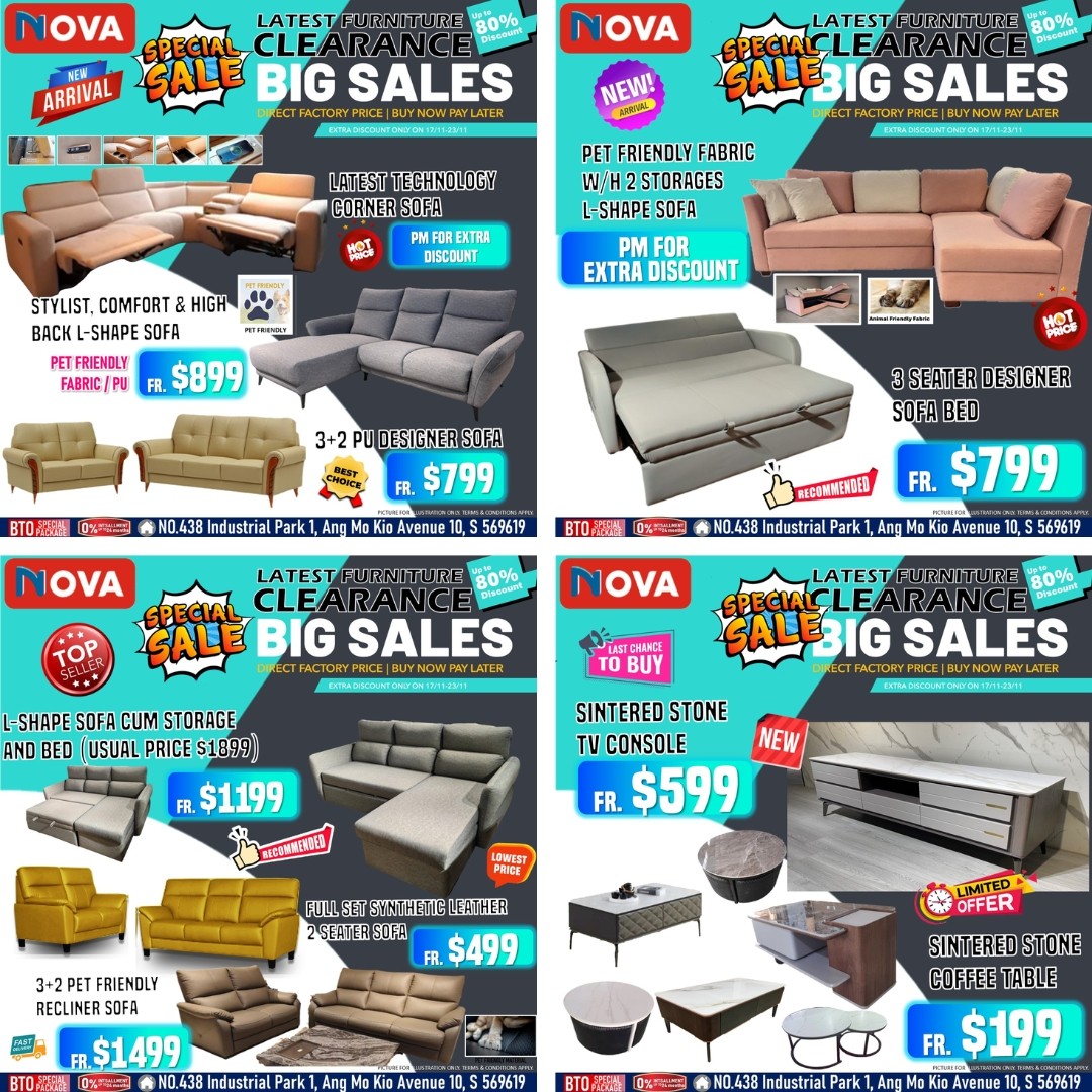 NOVA-Furnishing-Big-November-Furniture-Sale-5-1 Now till 23 November 2025: NOVA Furnishing: Big November Furniture Sale: Up to 60% OFF + 0% Interest