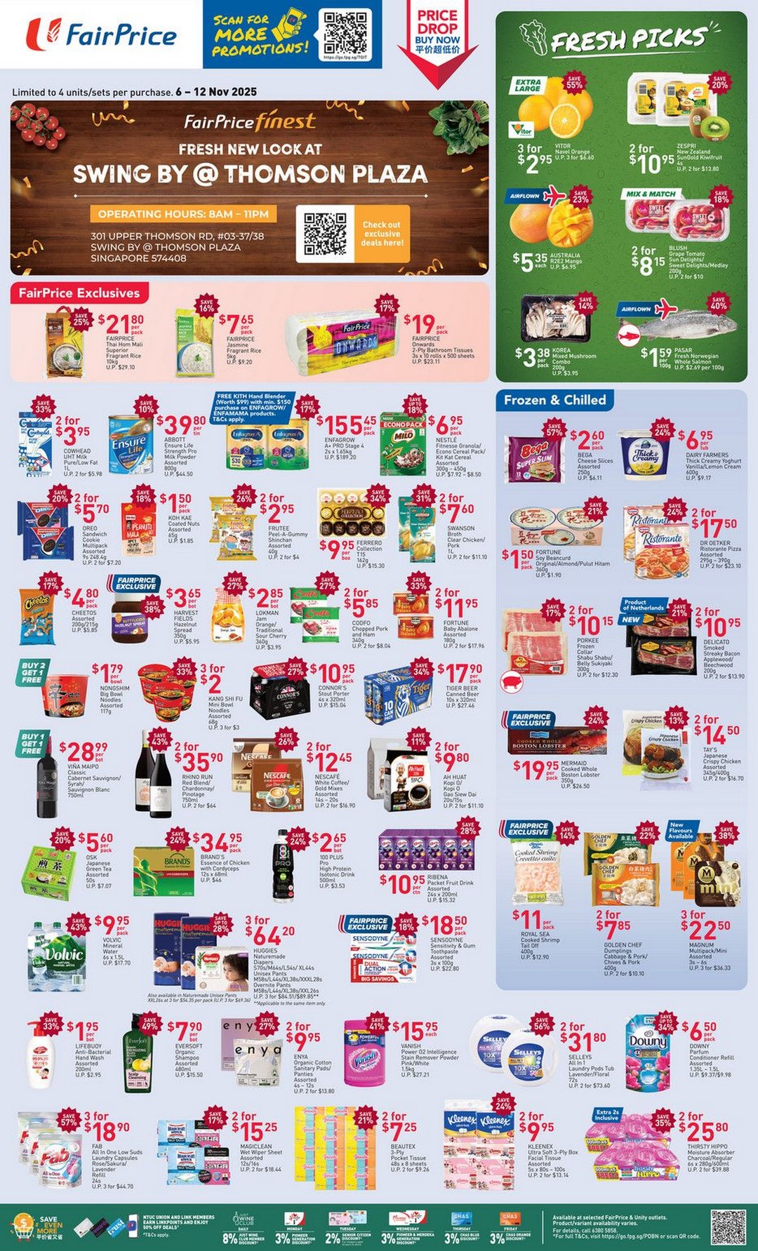 NTUC-FairPrice-Weekly-Must-Buy-Deals 6–12 November 2025: NTUC FairPrice Weekly Must Buy Deals – Save Big on Groceries, Fresh Produce and Household Essentials