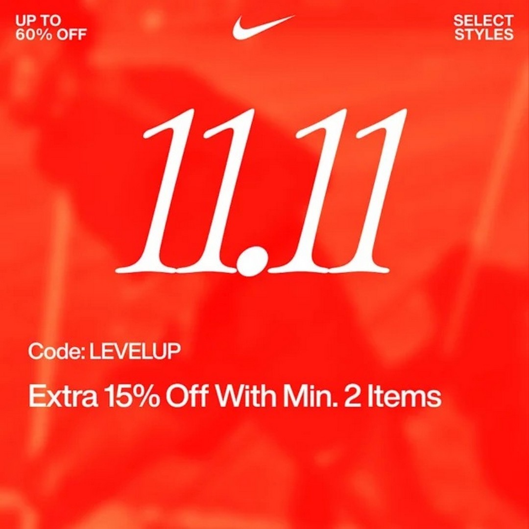 Nike-Singapore-11.11-Sale-Featuring-Up-to-60-OFF 5-11 November 2025: Nike Singapore: 11.11 Sale Featuring Up to 60% OFF on Footwear & Apparel