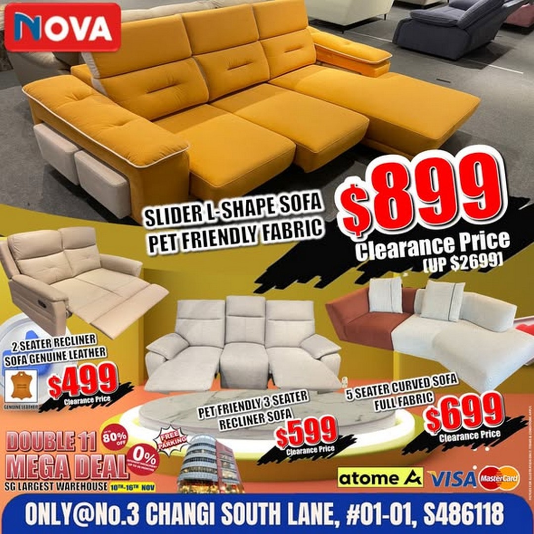 Nova-Furnishing-Changi-South-Double-11-Mega-Deals-2-1 10-16 November 2025: Nova Furnishing: Tradehub 11.11 Mega Sale: Storewide Discounts Up To 80%
