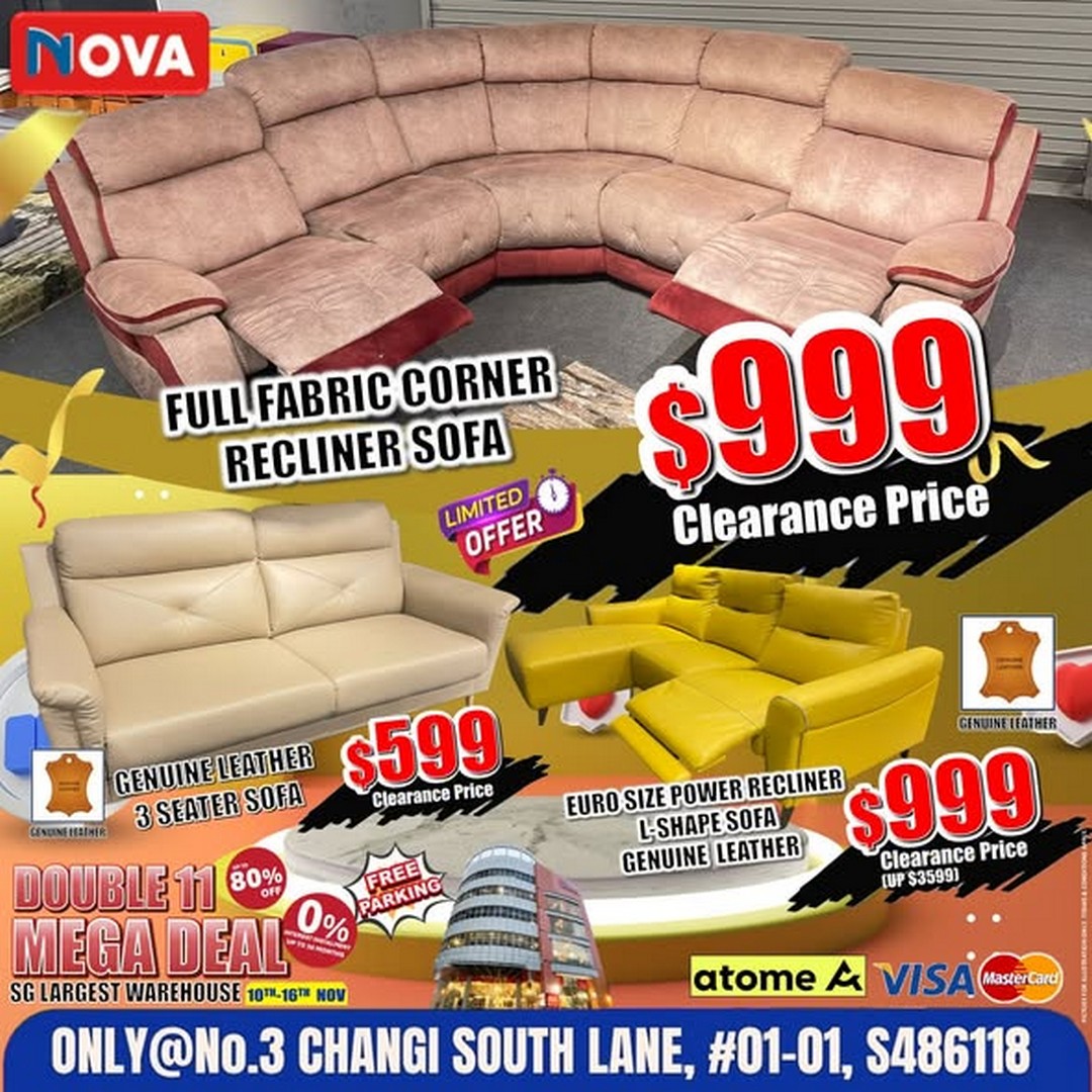 Nova-Furnishing-Changi-South-Double-11-Mega-Deals-4-1 10-16 November 2025: Nova Furnishing: Tradehub 11.11 Mega Sale: Storewide Discounts Up To 80%