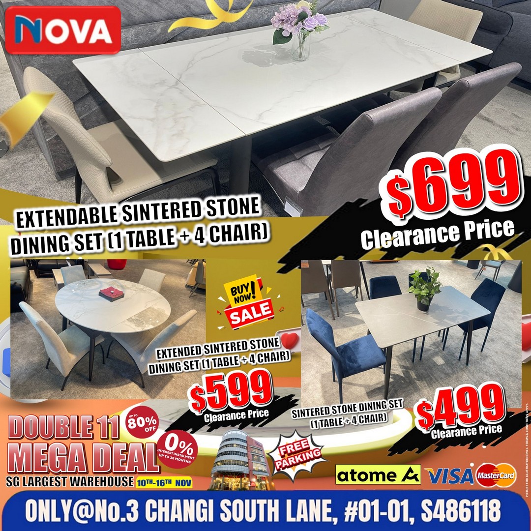 Nova-Furnishing-Changi-South-Double-11-Mega-Deals-5-1 10-16 November 2025: Nova Furnishing: Tradehub 11.11 Mega Sale: Storewide Discounts Up To 80%