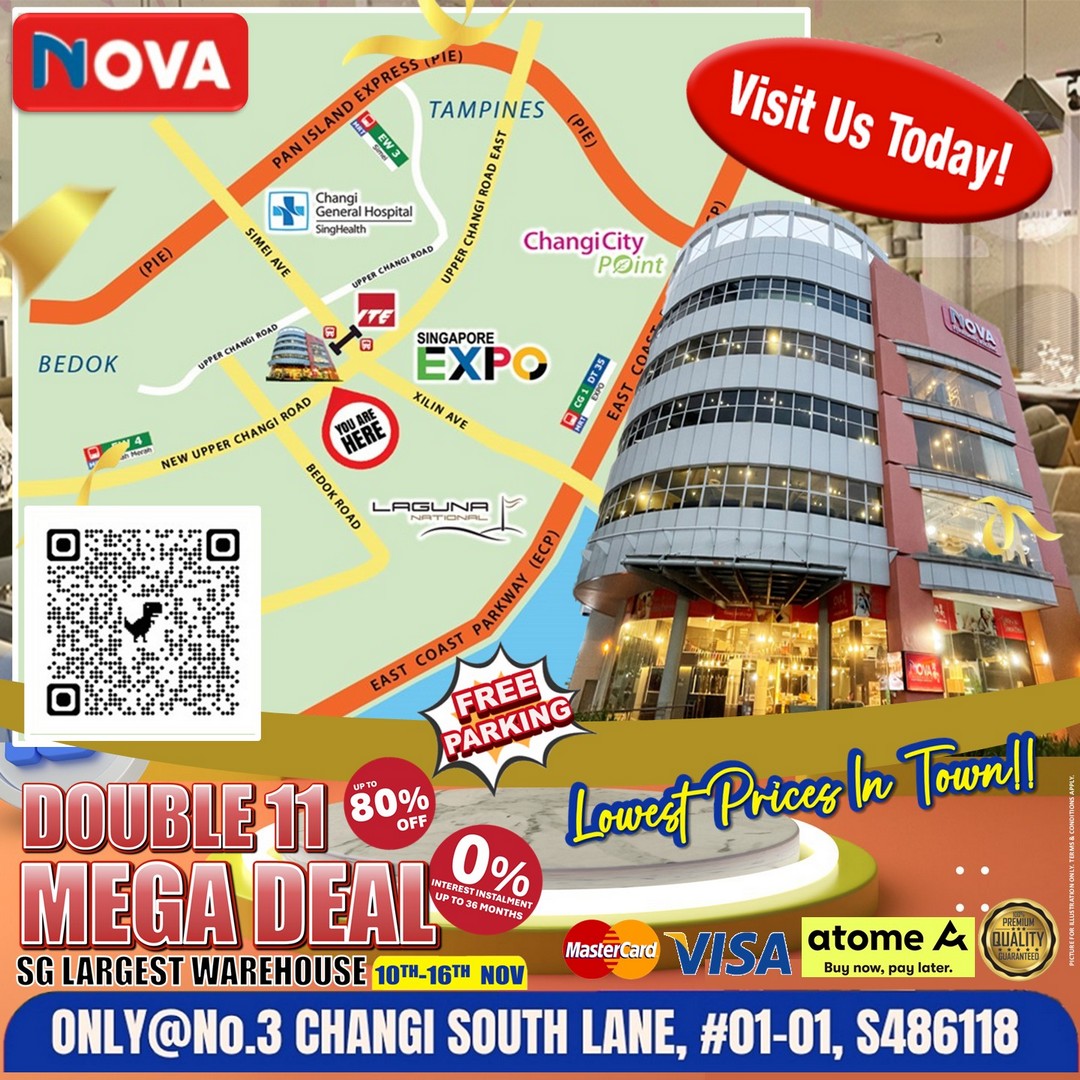 Nova-Furnishing-Changi-South-Double-11-Mega-Deals-9-1 10-16 November 2025: Nova Furnishing: Tradehub 11.11 Mega Sale: Storewide Discounts Up To 80%
