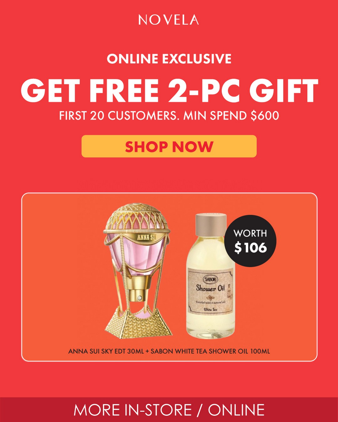 Novela-Singapore-11.11-Beauty-Madness-Sale-8 6-13 November 2025: Novela Singapore: 11.11 Beauty Madness Sale: Up to 80% Off Skincare, Fragrances & Makeup