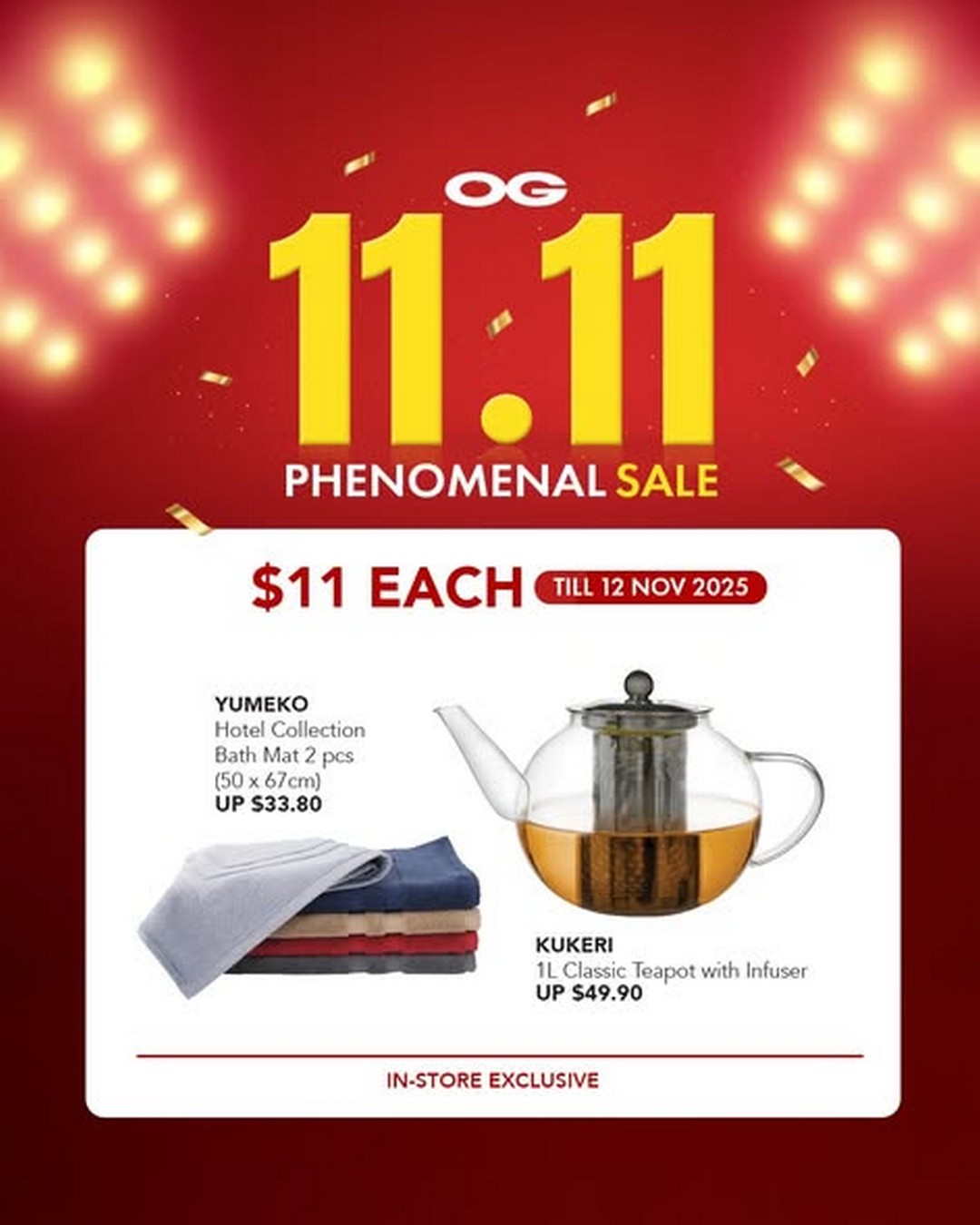 OG-Singapore-11-Deals-Extravaganza-2 7-12 November 2025: OG Singapore: $11 Deals Extravaganza: Promotion on Single Items and Bundles