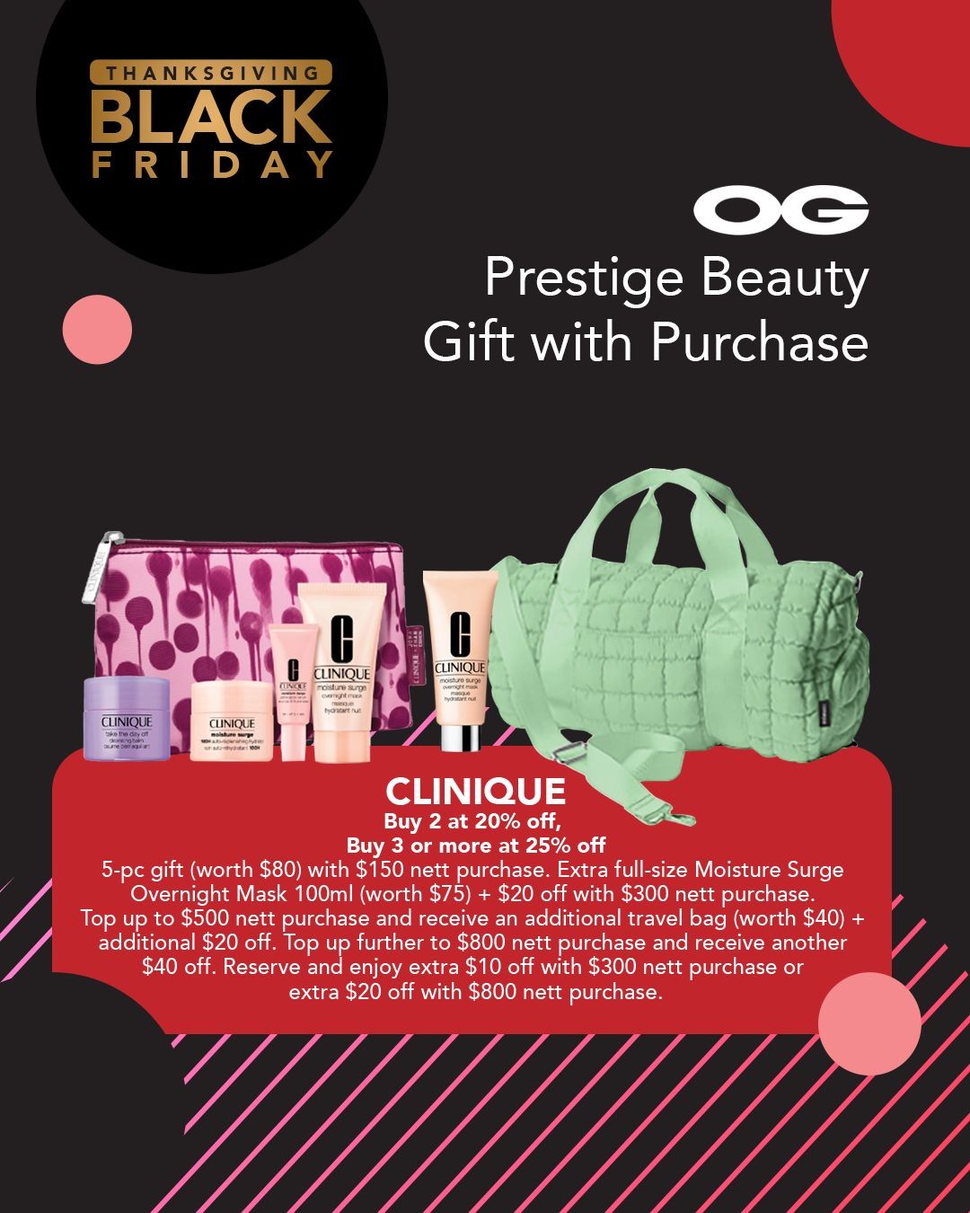 OG-Singapore-Black-Friday-Beauty-Steals-6 27-30 November 2025: OG Singapore: Black Friday Beauty Steals: Promotion on Prestige Beauty Brands with Gift-With-Purchase