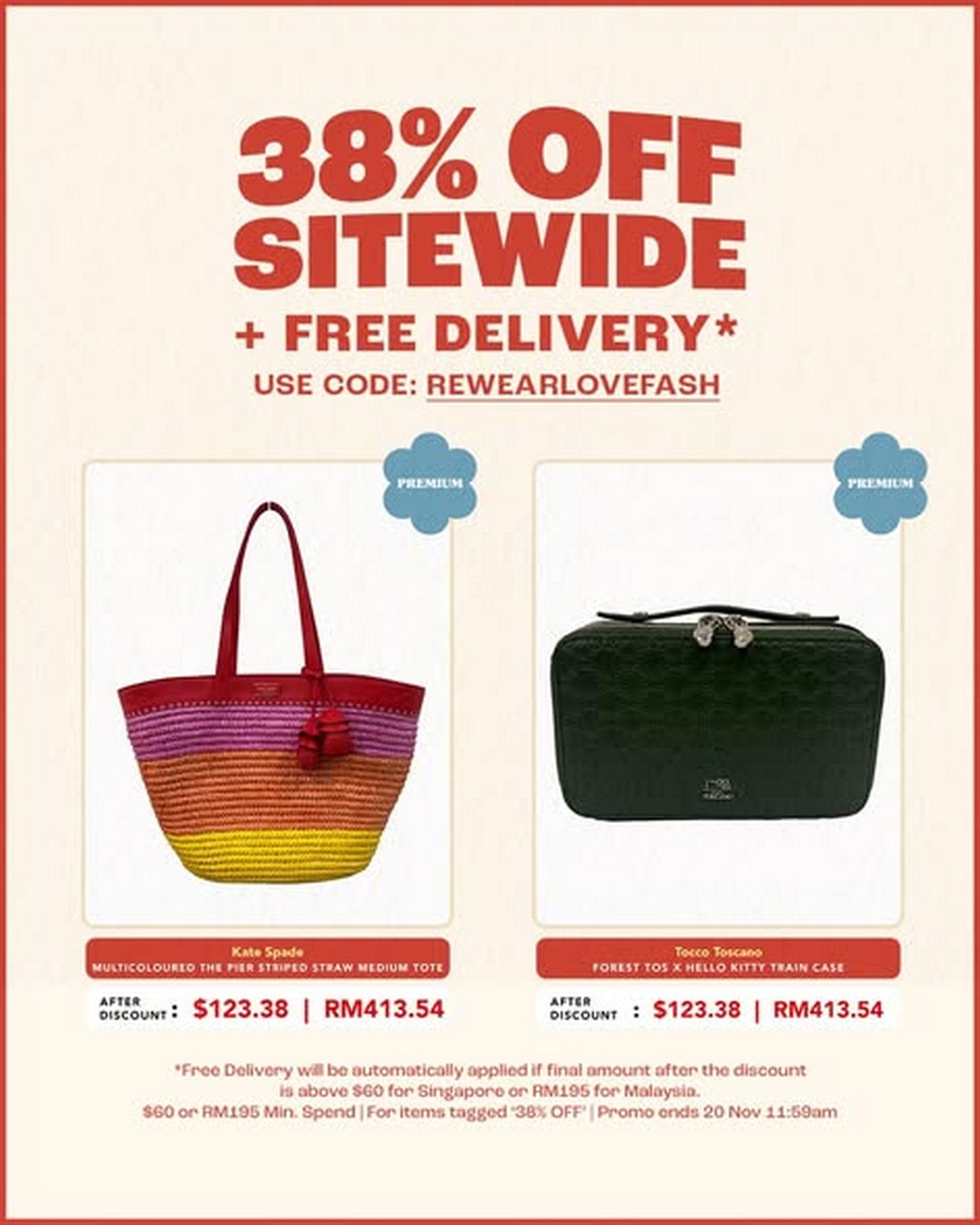 REFASH-Singapore-38-Off-Sitewide-Free-Delivery-Circular-Fashion-Sale-3 Now till 20 November 2025: REFASH Singapore: 38% Off Sitewide + Free Delivery Circular Fashion Sale