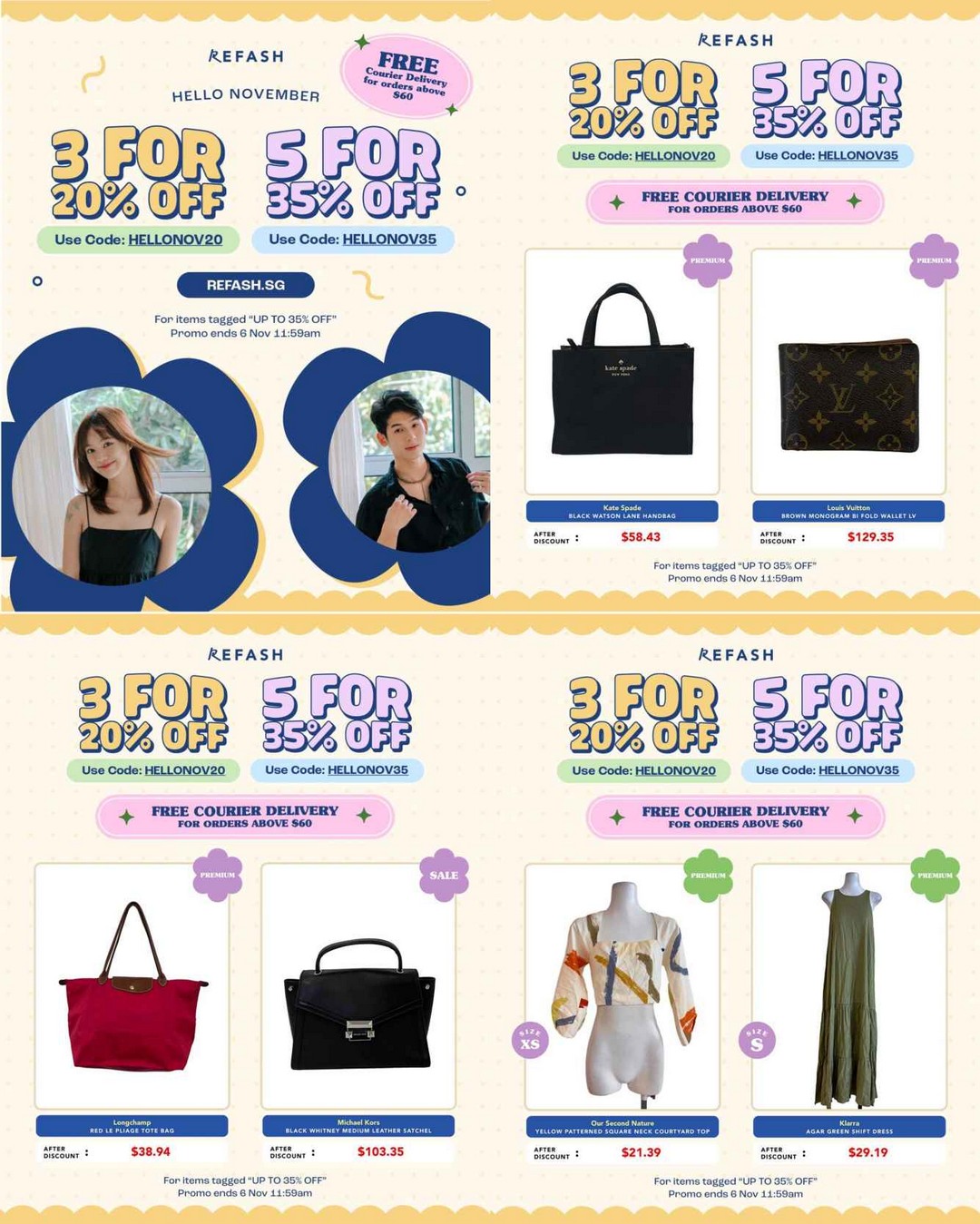 Refash-November-Deals-Preloved-Fashion-Sale 31 October-6 November 2025: Refash November Deals: Preloved Fashion Sale with Up to 35% Off, Shop Smart and Sustainable