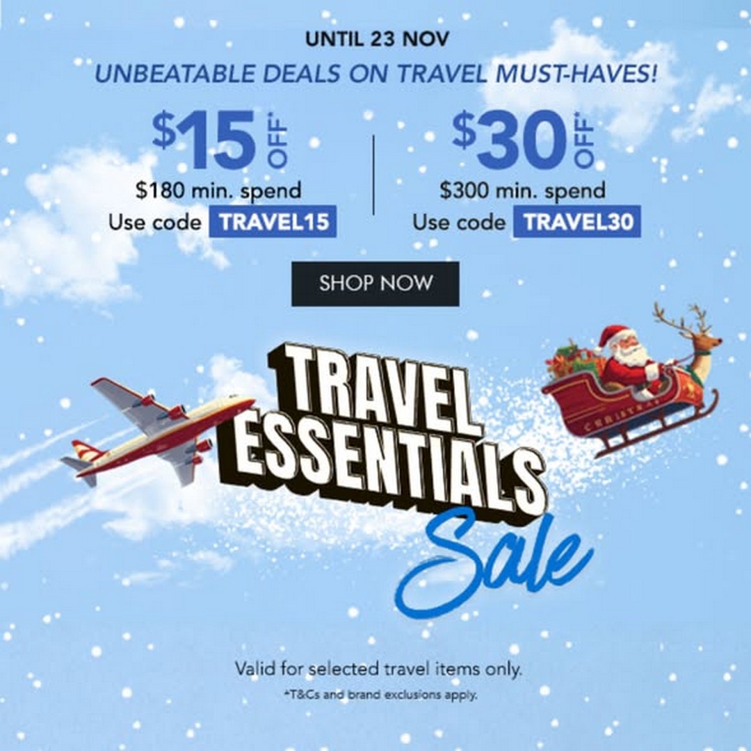 Robinsons-Singapore-School-Holiday-Travel-Essentials-Promotion 19 November 2025 Onward: Robinsons Singapore: School Holiday Travel Essentials Promotion: Save on Luggage, Packing Cubes & Travel Accessories