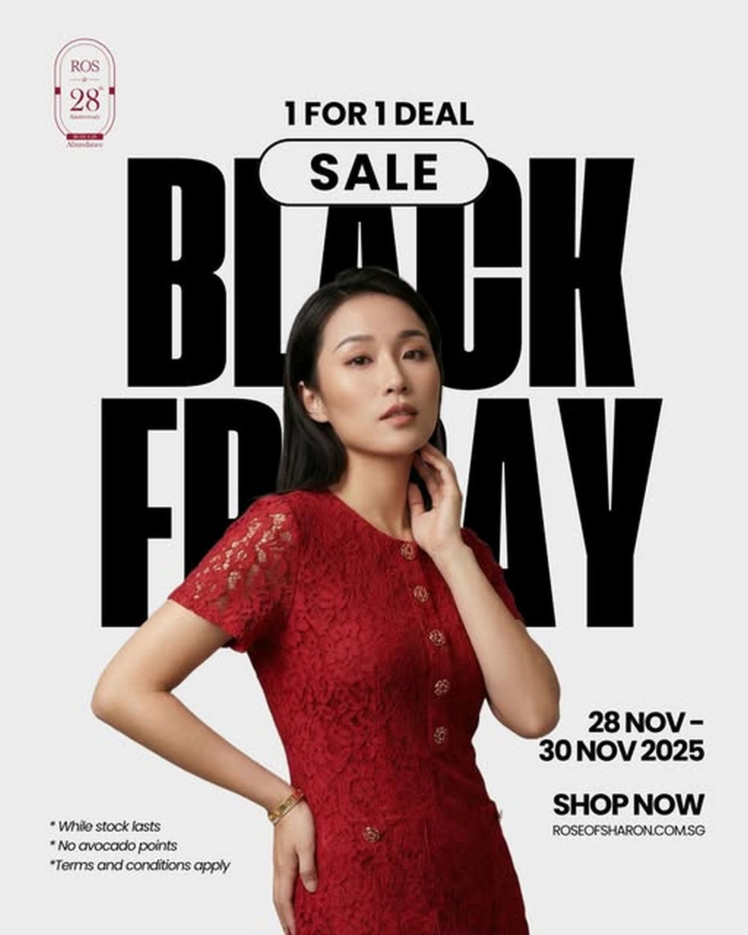 Rose-of-Sharon-Black-Friday-1-for-1-Promotion-on-Select-Items 28-30 November 2025: Rose of Sharon: Black Friday 1-for-1 Promotion on Select Items