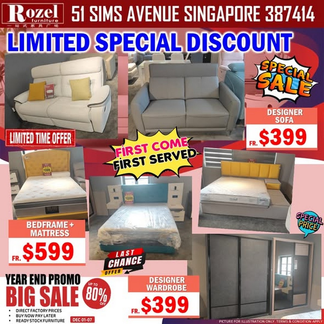 Rozel-Furnishing-Year-End-Big-Sale-3 1-7 December 2025: Rozel Furnishing: Year-End Big Sale Event with Lucky Draw & Free Gifts