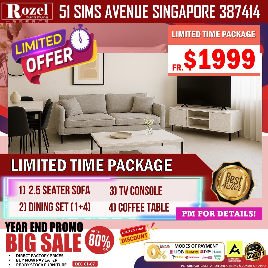 Rozel-Furnishing-Year-End-Big-Sale-9 1-7 December 2025: Rozel Furnishing: Year-End Big Sale Event with Lucky Draw & Free Gifts