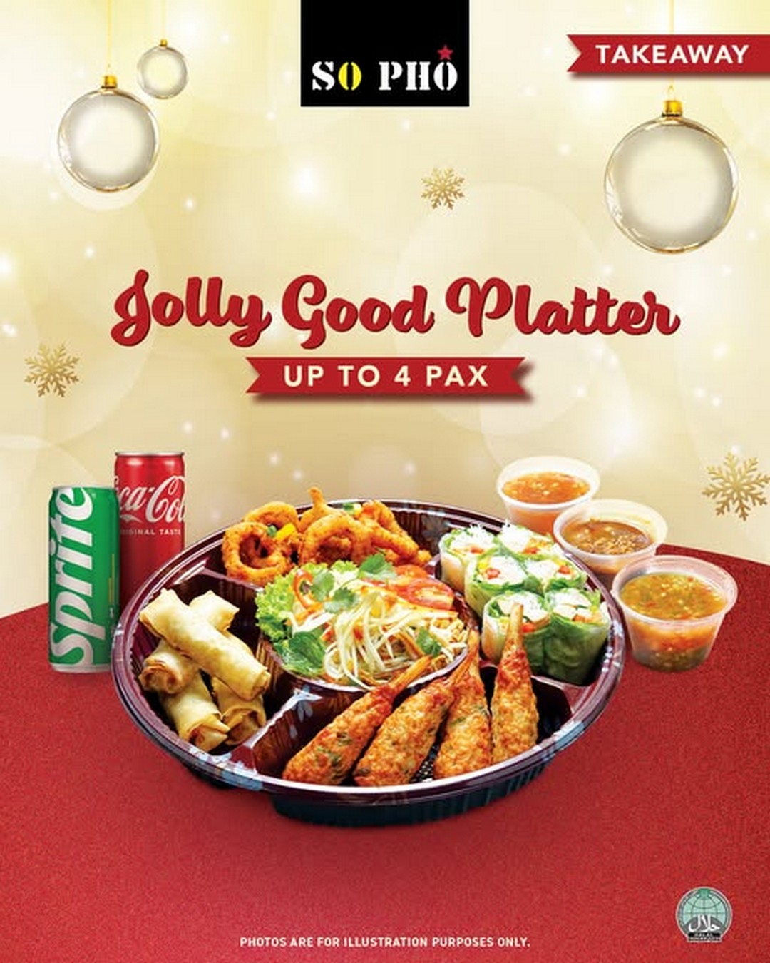 SO-PHO-Christmas-Platter-Promotion 19 November 2025 onwards: SO PHO Christmas Platter Promotion, Festive Sharing Platter for Takeaway