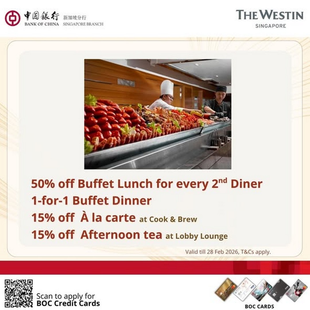 Seasonal-Tastes-The-Westin-Singapore-1 5 November 2025–28 February 2026: Seasonal Tastes, The Westin Singapore: BOC Cardholder Buffet Promotion