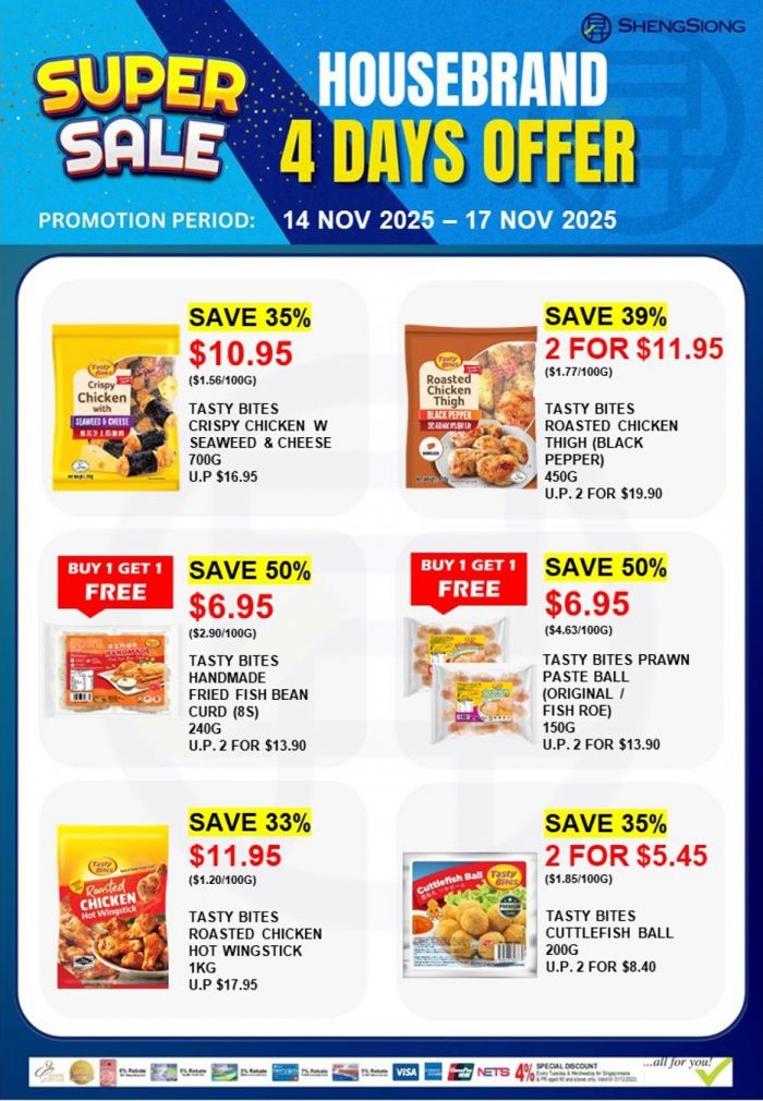 Sheng-Siong-Supermarket-Housebrand-4-Days-Offer-Promotion-1 14–17 November 2025: Sheng Siong Supermarket, Housebrand 4 Days Offer Promotion, Exclusive In-Store Deals for Essential Groceries