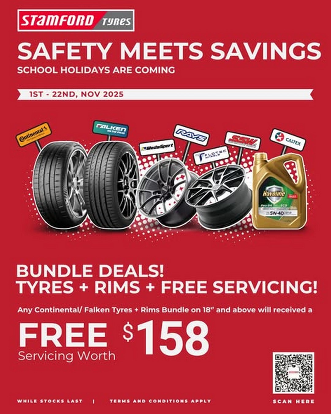 Stamford-Tyres-Retail-Singapore-School-Holiday-Car-Care-Promotion 1–22 November 2025: Stamford Tyres Retail Singapore School Holiday Car Care Promotion – Get Road-Trip Ready with Free Servicing and $60 OFF Voucher