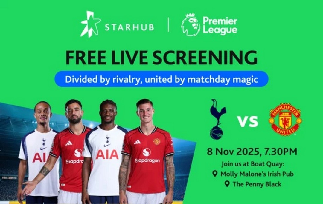 StarHub-Spurs-vs-Man-United-Live-Screening-–-1-FOR-1-Guinness-Promotion 8 November 2025: StarHub Spurs vs Man United Live Screening – 1-FOR-1 Guinness Promotion and Premier League Football Night