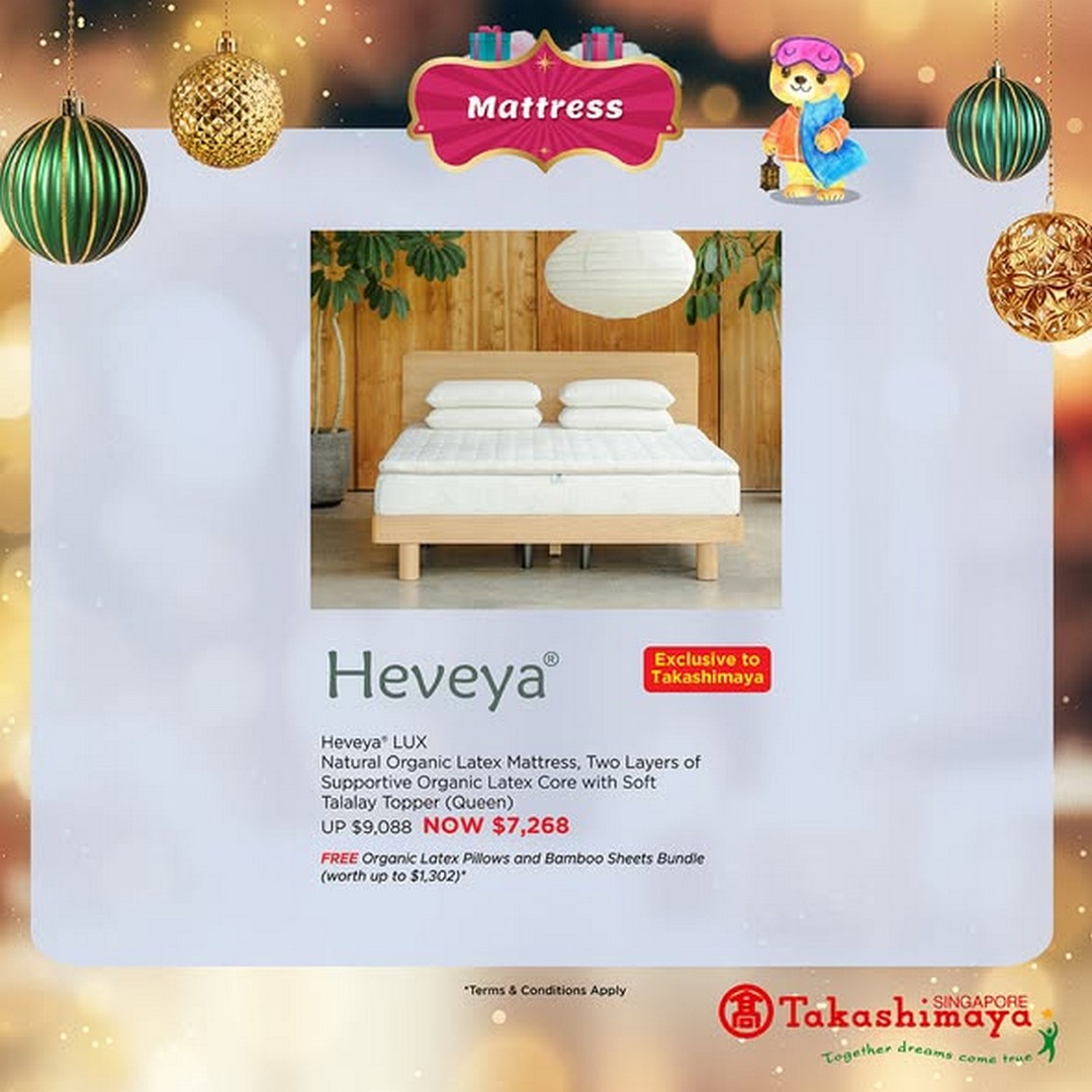 Takashimaya-Department-Store-Sleep-in-Luxury-with-Double-Bonus-4 Now till 9 November 2025: Takashimaya Department Store: Sleep in Luxury with Double Bonus Points Weekend Mattress Promotion (Interior Department, B1, Singapore)