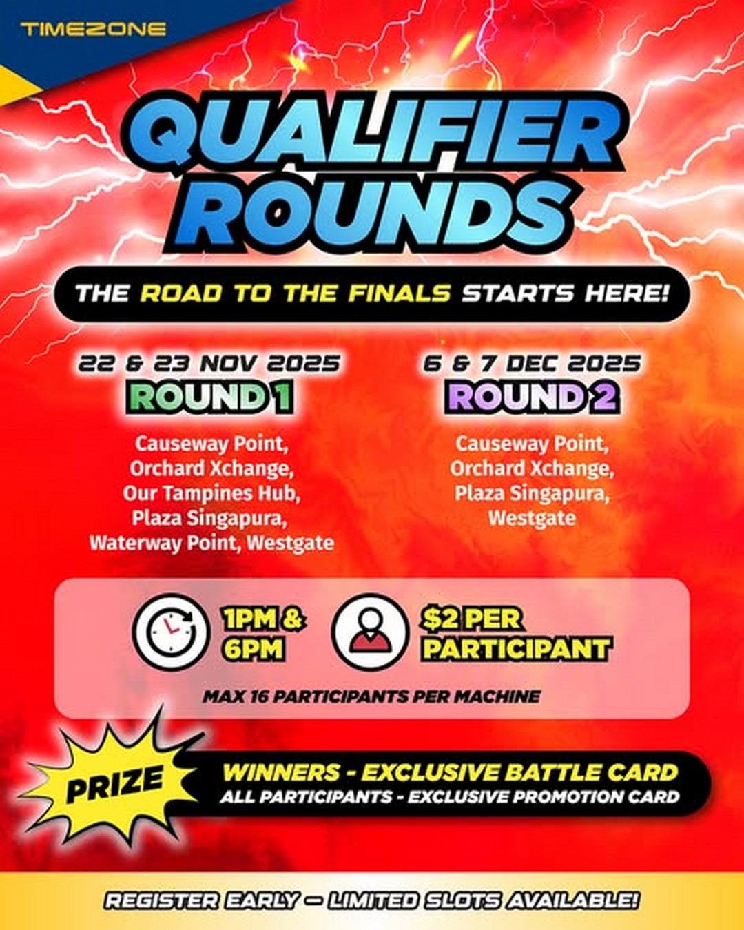 Timezone-Singapore-Animal-Kaiser-Tournament-Exclusive-Reload-Promotion-1 22-23 November 2025: Timezone Singapore: Animal Kaiser Tournament & Exclusive Reload Promotion