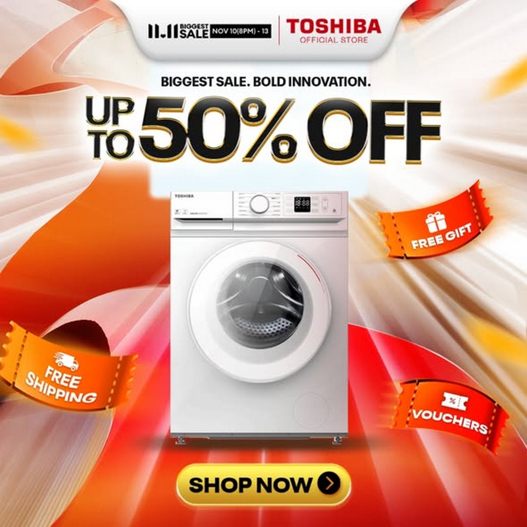 Toshiba-Singapore-11.11-Mega-Sale-2 10–13 November 2025: Toshiba Singapore 11.11 Mega Sale: Up to 50% Off, Free Gifts, and Exclusive Vouchers Promotion