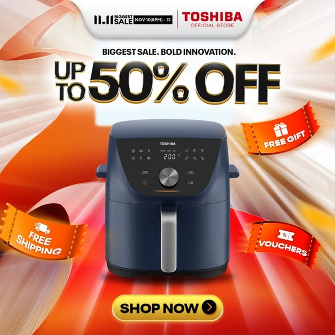 Toshiba-Singapore-11.11-Mega-Sale-4 10–13 November 2025: Toshiba Singapore 11.11 Mega Sale: Up to 50% Off, Free Gifts, and Exclusive Vouchers Promotion