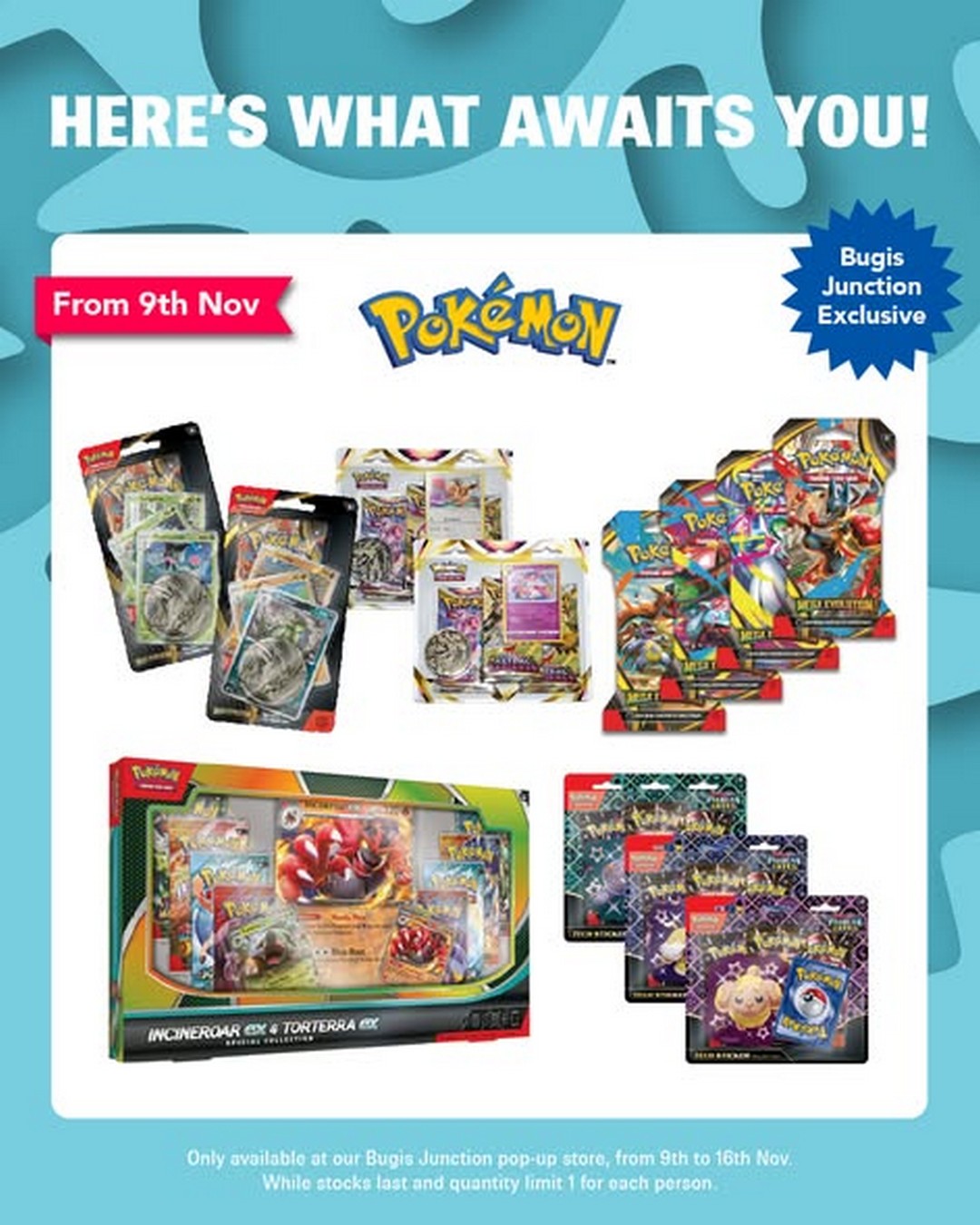 Toys-R-Us-Singapore-1 7-16 November 2025: Toys"R"Us Singapore: Exclusive Pop-Up Store Opening Offers and Pokémon Trading Card Launch Promotion at Bugis Junction