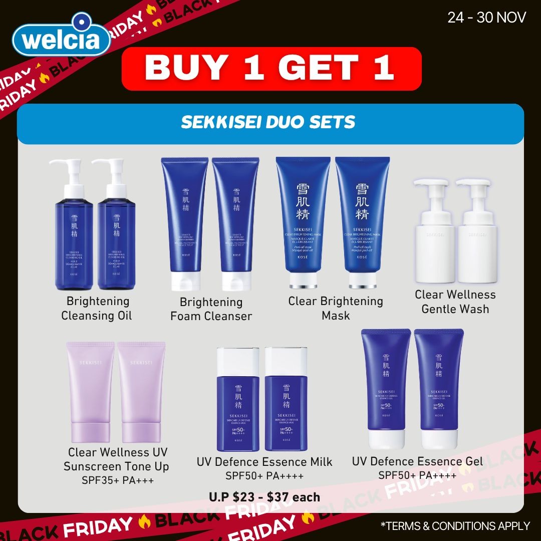 Welcia-Singapore-Black-Friday-Fever-Promotion-4 24-30 November 2025: Welcia Singapore: Black Friday Fever Promotion – Up to 74% Off Beauty & Wellness Essentials