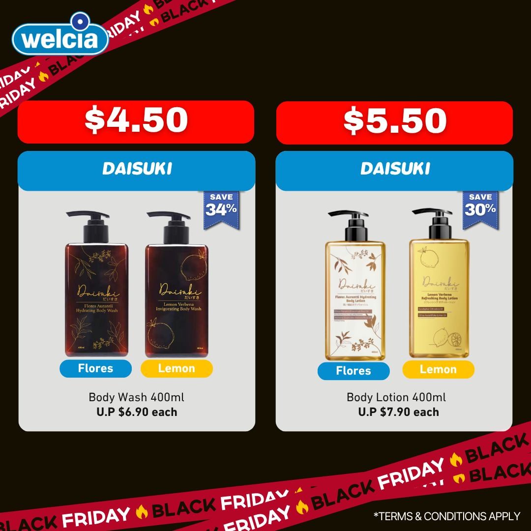 Welcia-Singapore-Black-Friday-Fever-Promotion-7 24-30 November 2025: Welcia Singapore: Black Friday Fever Promotion – Up to 74% Off Beauty & Wellness Essentials