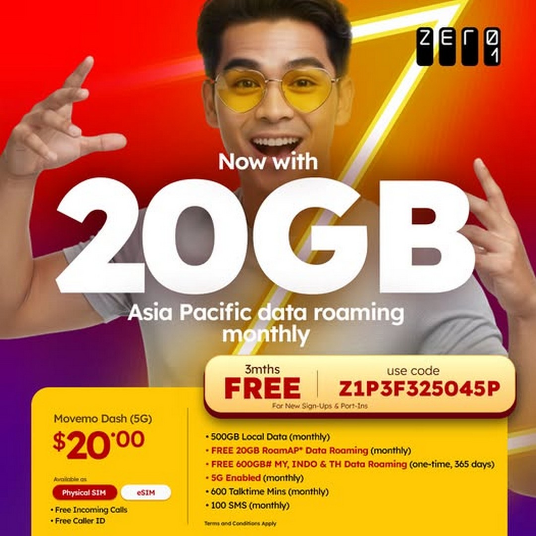 Zero1-Singapore-Sign-Up-Promotion Now till 30 November 2025: Zero1 Singapore, Sign-Up Promotion, Free 3-Month Subscription Deal for New and Port-In Customers