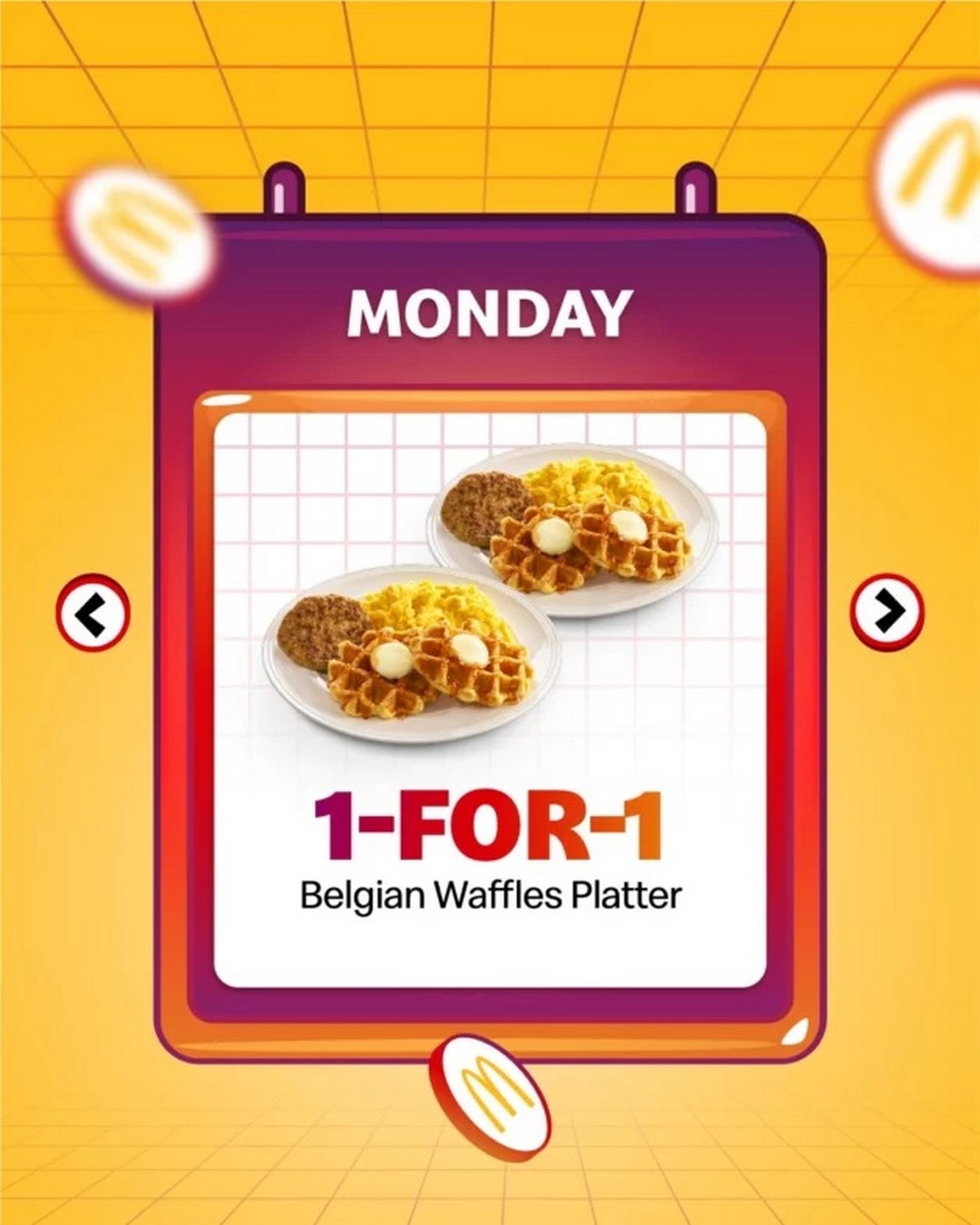 1-7 15-21 December 2025: McDonald’s Singapore: Daily 1-FOR-1 Deals on Burgers, Sides & Desserts: Promotion