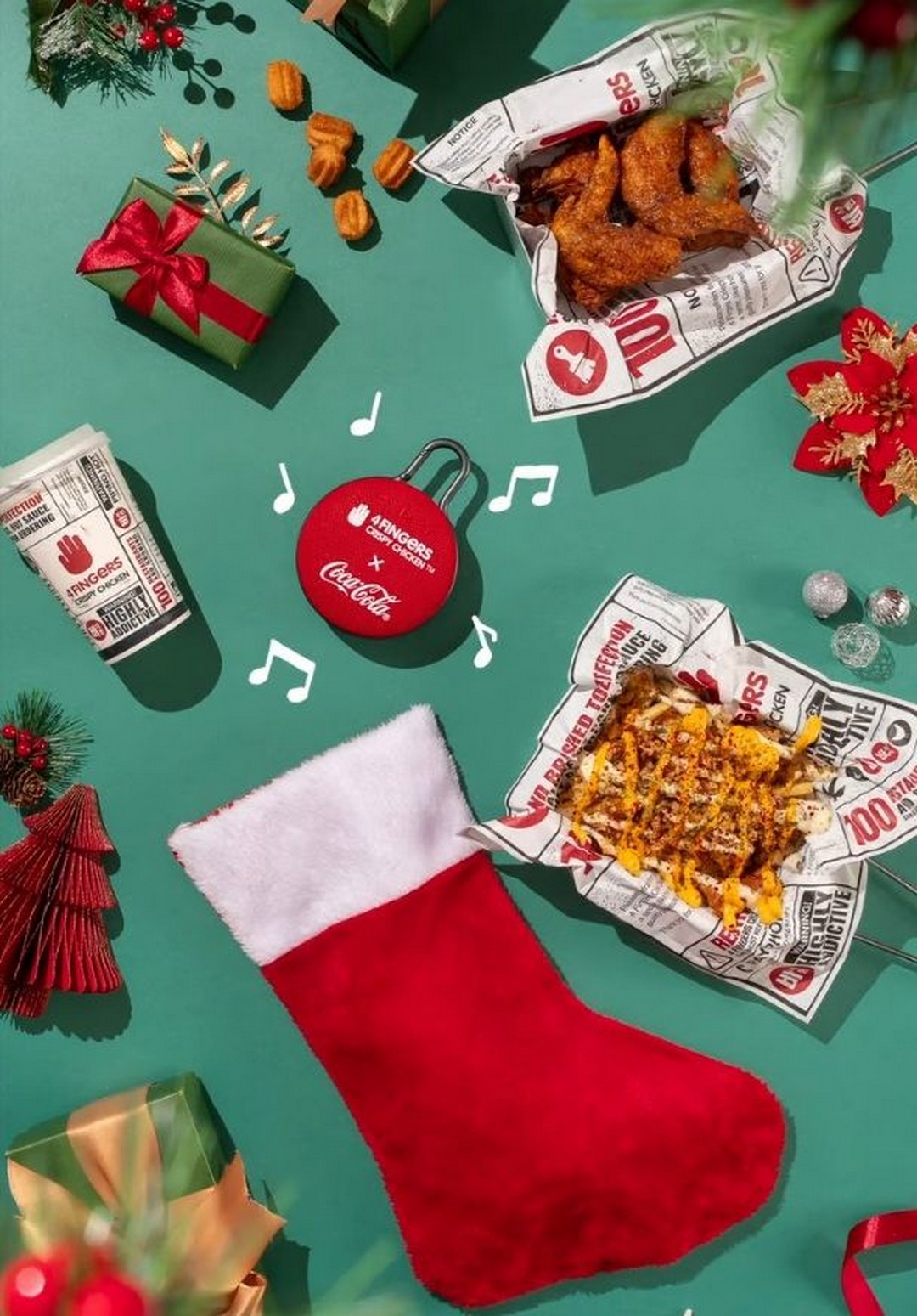 4Fingers-Christmas-Promotion 4 December 2025 onwards: 4Fingers Christmas Promotion: Free Coca-Cola Bluetooth Speaker with $34 Spend